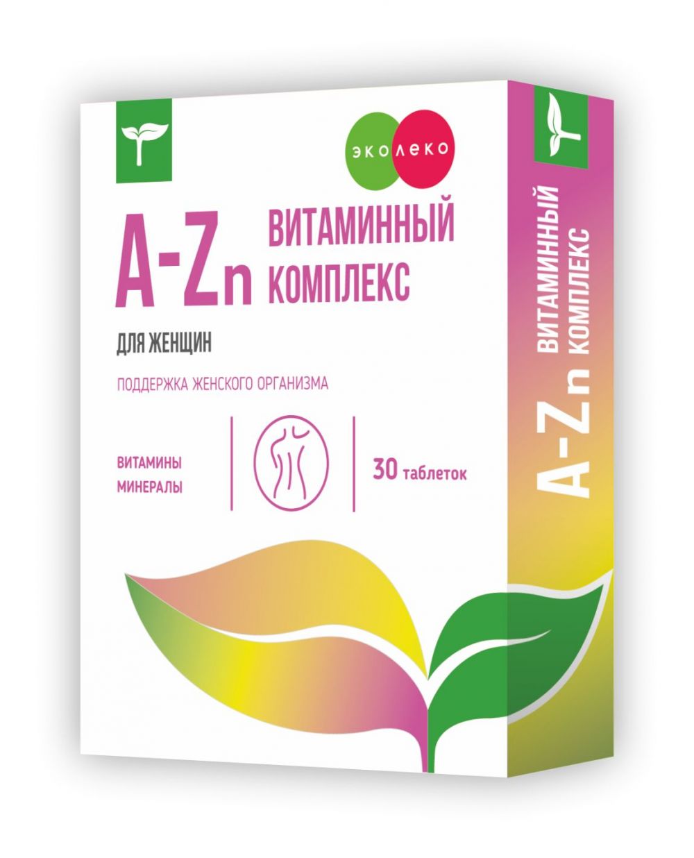 Купить Эколеко витаминный комплекс a-zn таб.п/об. №30 д/женщин в  Стерлитамаке по цене от 234.95 руб в Дешевой аптеке Витаминка